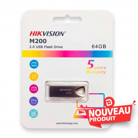ClÃ© USB HIKVISION 64GB USB 2.0 METAL