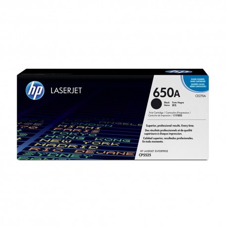 HP Color LaserJet CE270A Black Print Cartridge