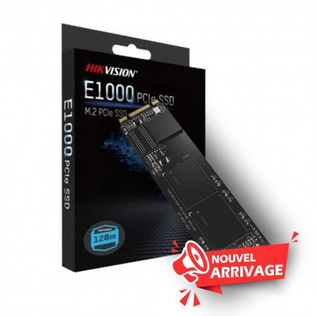 DISQUE DUR HIKVISION SSD 128Go M.2 PCIe NVMe Gen 3