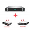 DL380 G10 4208 6x1.2TB 10K SAS 2x480GB SATA SSD