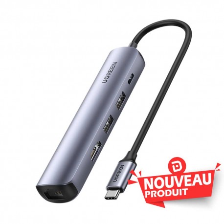Ugreen Mini Station d accueil USB-C 5en1 with PD