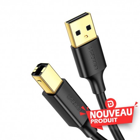 Ugreen Cable imprimante USB 2.0 to BM 1 5M