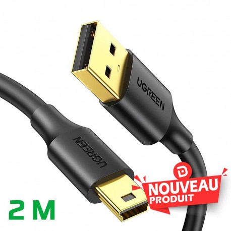 Ugreen Cable USB 2.0 to Mini USB 5 Pin 2M