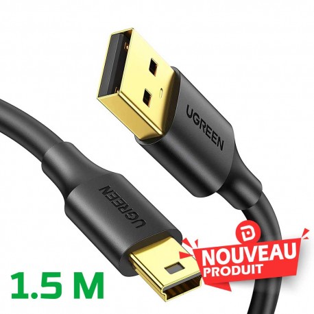 Ugreen Cable USB 2.0 to Mini USB 5 Pin 1 5M