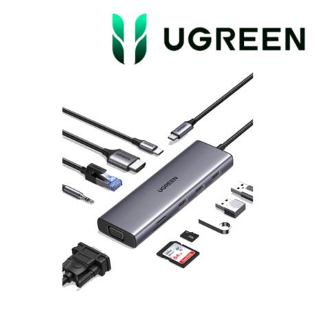 Ugreen Station d accueil USB-C 10 en 1