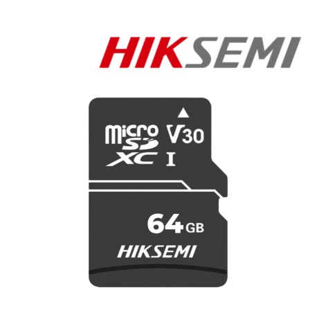 MICROSD HIKSEMI 64GB CLASS 10 V30 ADAPTER 7YW
