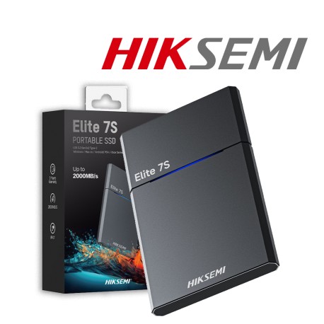 DISQUE DUR HIKSEMI ESSD 2T Elite7S 3.2 2000MB s